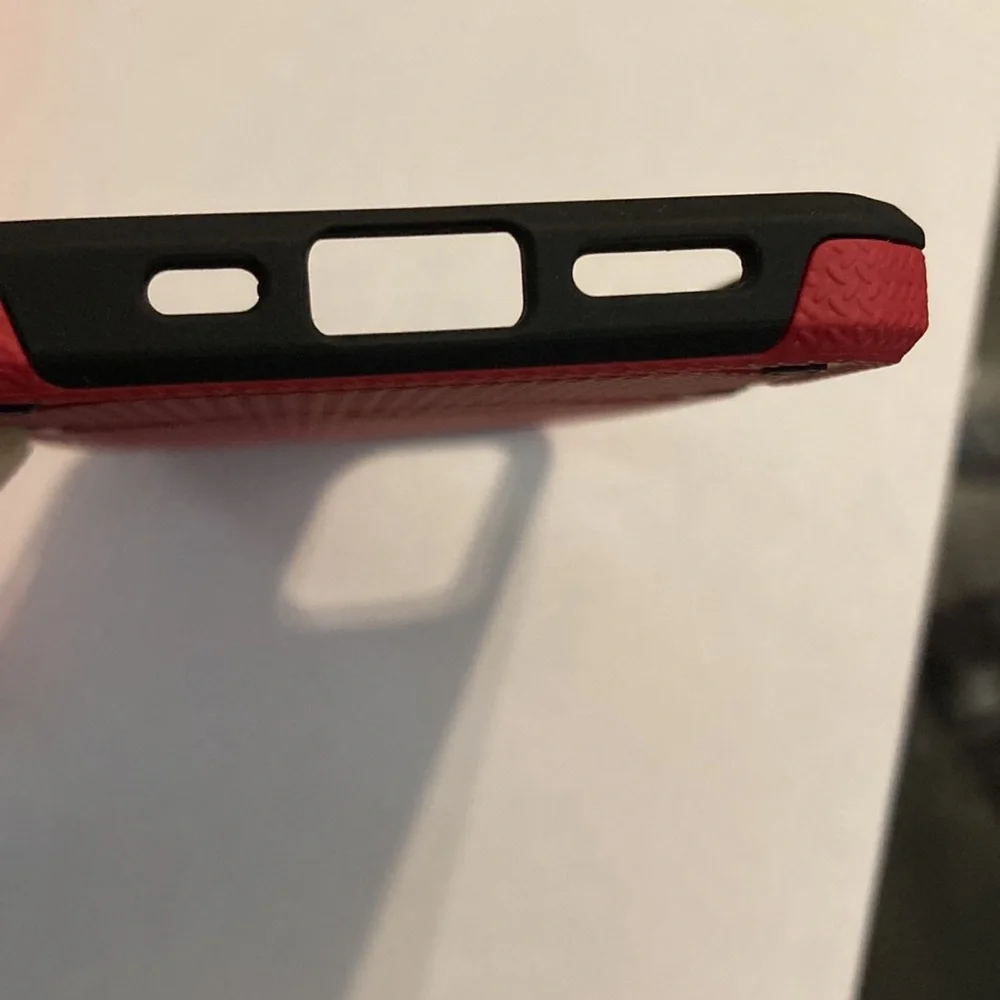 Jaagd Slim Case Compatible with iPhone 12 and iPhone 12 Pro - Case (Red)